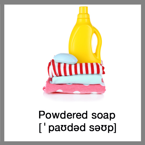 Powdered-soap