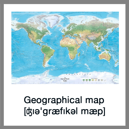 Geographical-map