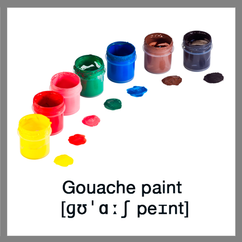 Gouache-paint