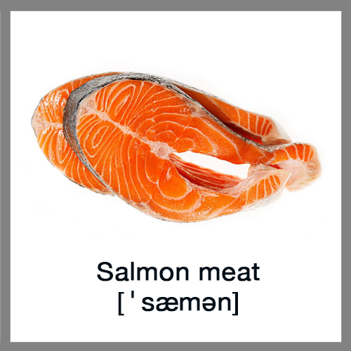 Salmon-meat