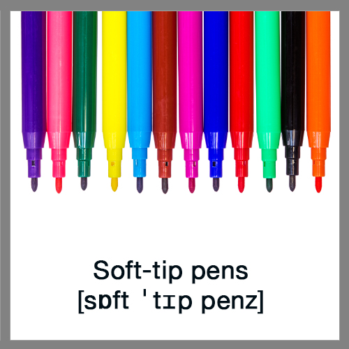 Soft-tip-pens