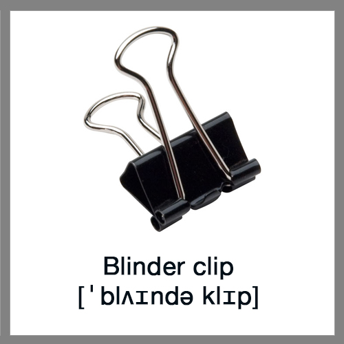 Blinder-clip