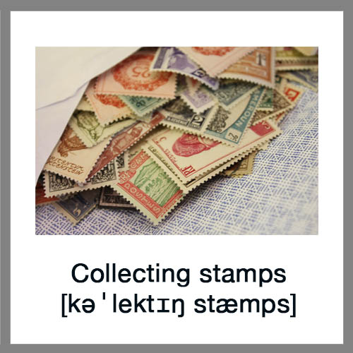 Collecting-stamps