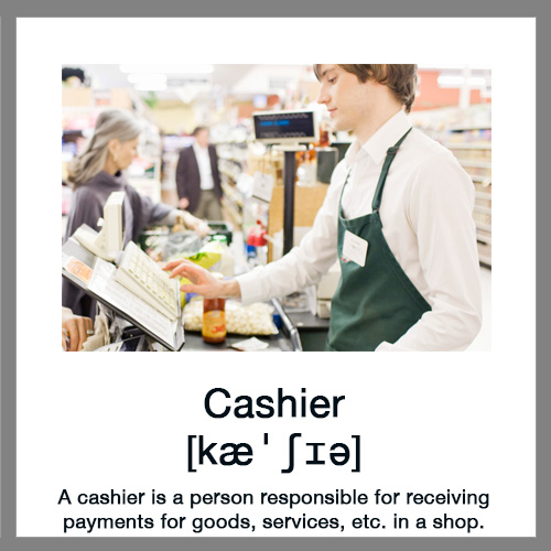 Cashier-kæˈʃɪə
