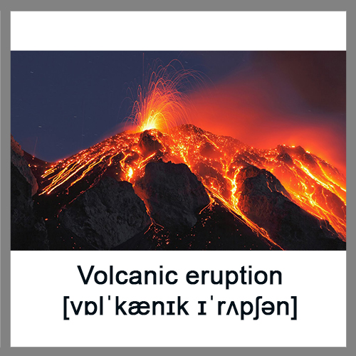 Volcanic-eruption