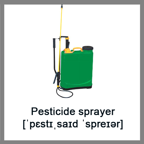 Pesticide-sprayer